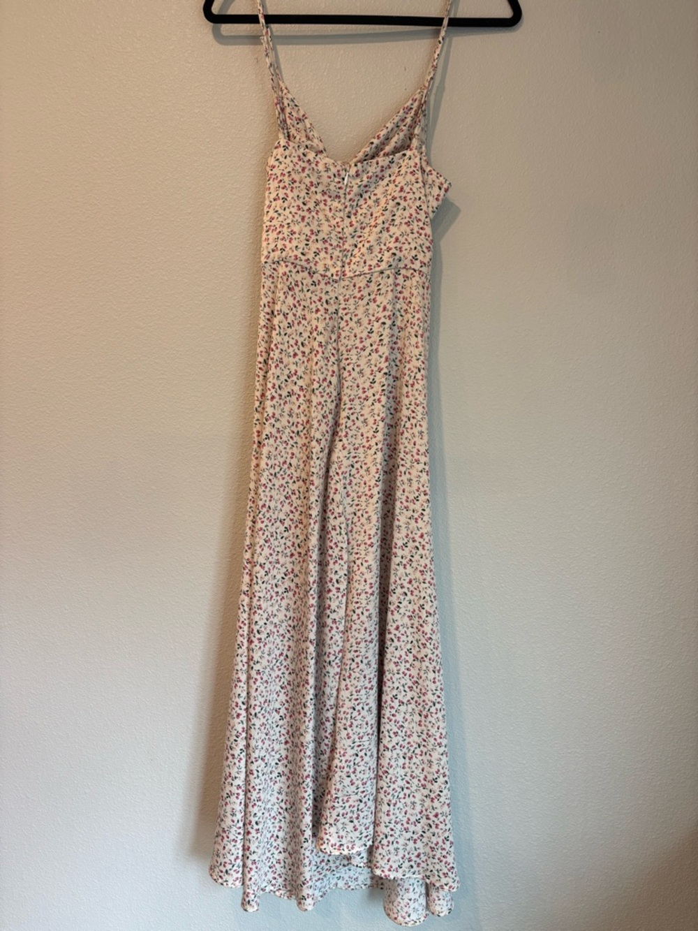 Petal & Pup Pink Floral Maxi Dress with Cutout Tie Front - Picture 8 of 8